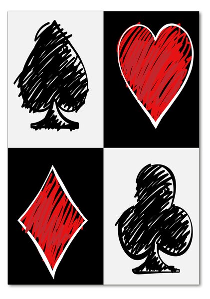 Imagine de sticlă culori Card