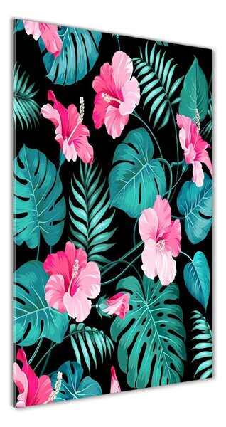 Imagine de sticlă flori Hawaii
