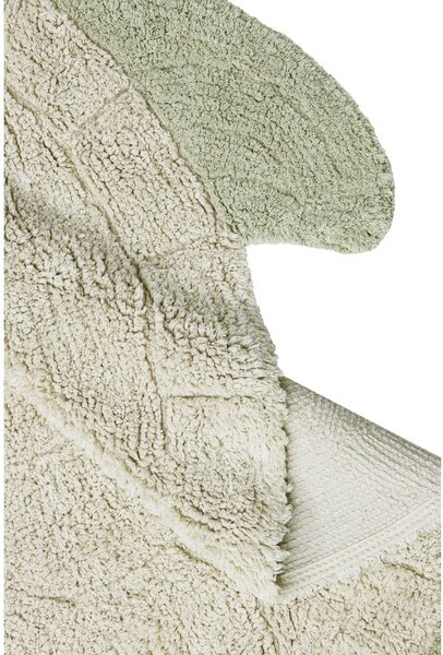 Covor pentru copii bej lavabil/țesut manual din bumbac 110x130 cm Sea Turtle – Lorena Canals