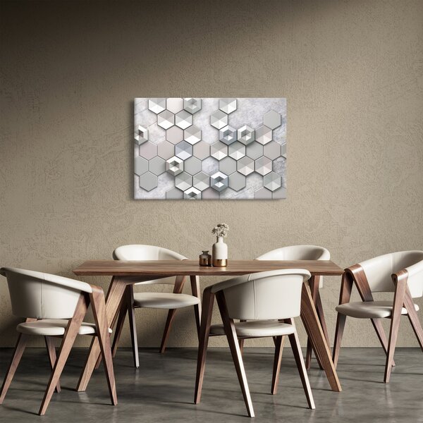Tablou cu abstracție 3D (90x60 cm)