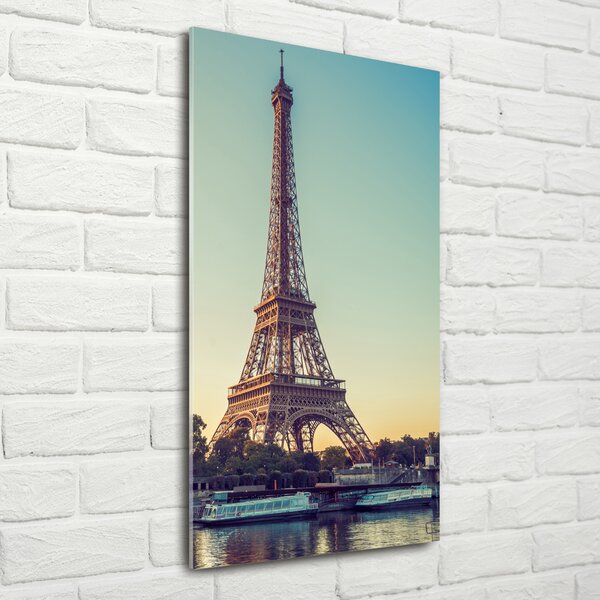 Tablou Printat Pe Sticlă Turnul Eiffel din Paris