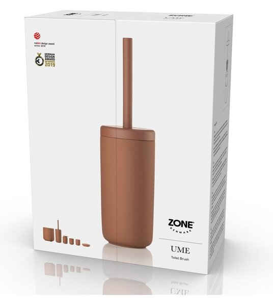 Perie de WC portocalie din gresie ceramică Ume – Zone