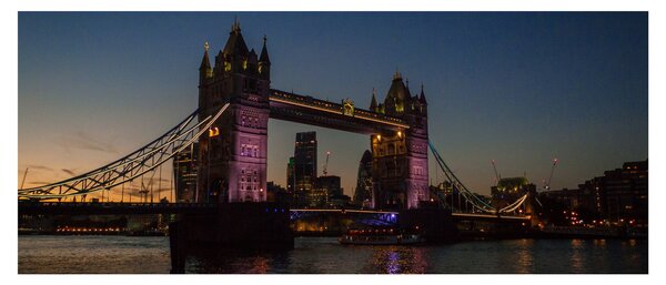 Tablou - Tower bridge (120x50 cm)