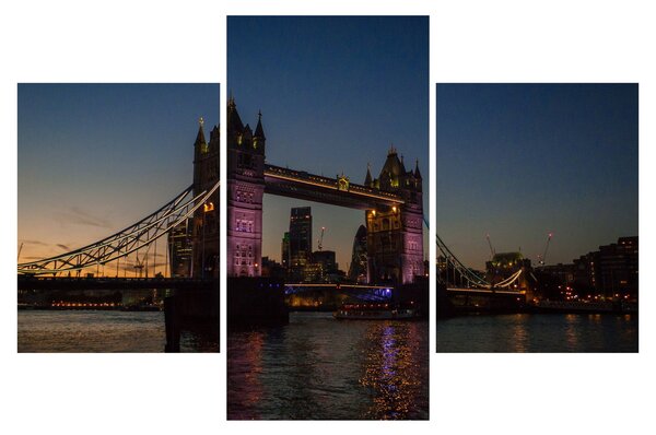 Tablou - Tower bridge (90x60 cm)