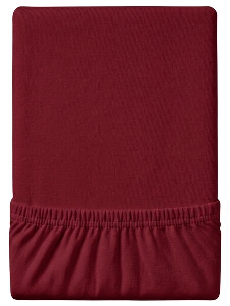 Cearsaf Jersey EXCLUSIVE cu elastic visiniu 160 x 200 cm