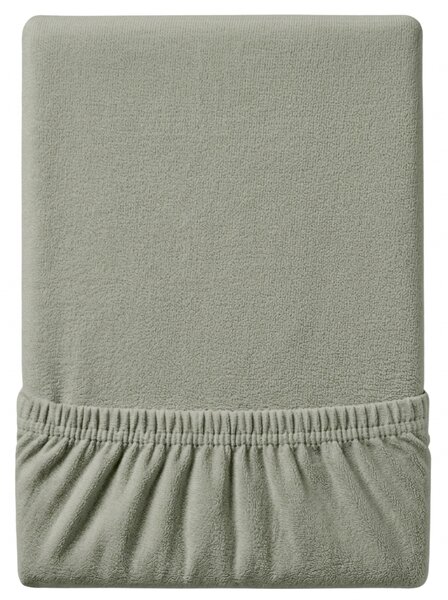 Cearsaf Jersey EXCLUSIVE verde-gri 90 x 200 cm