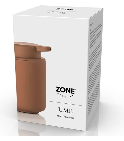 Dozator de săpun lichid portocaliu din gresie ceramică 250 ml Ume – Zone