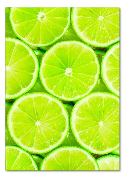 Tablou din Sticlă Lămâie verde