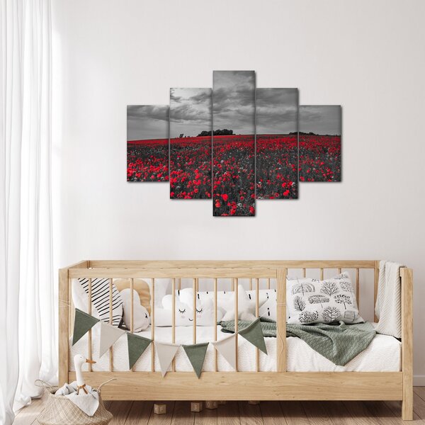 Tablou cu maci (150x105 cm)