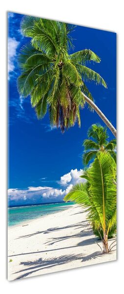 Tablou sticlă plaja tropicala