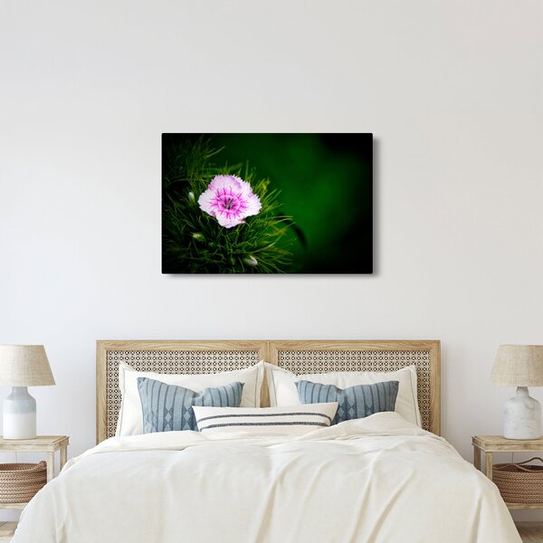 Tablou cu floare roz (90x60 cm)
