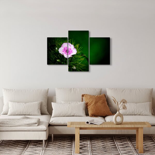 Tablou cu floare roz (90x60 cm)