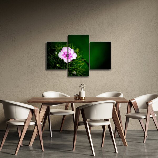 Tablou cu floare roz (90x60 cm)