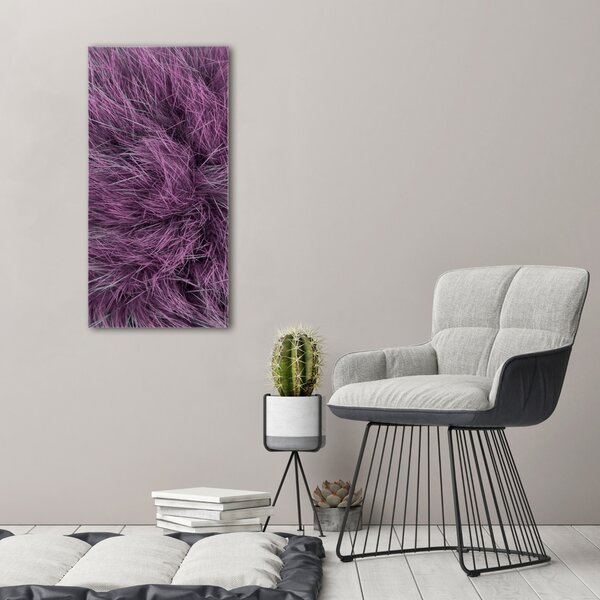 Print pe canvas blană roz