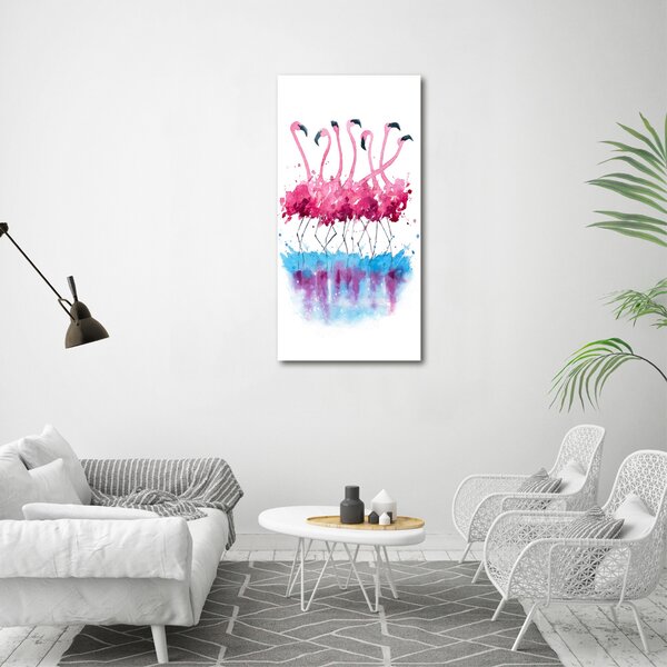 Print pe canvas Flamingos