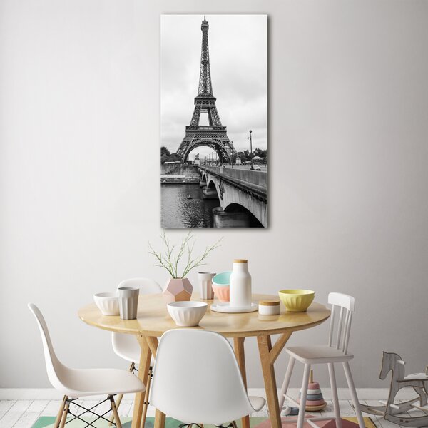 Fotografie imprimată pe sticlă Turnul Eiffel din Paris