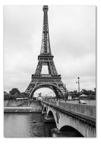 Fotografie imprimată pe sticlă Turnul Eiffel din Paris