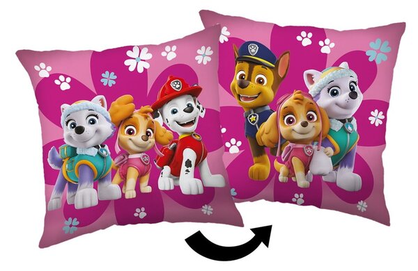 Pernă decorativă pentru copii Paw Patrol Flowers – Jerry Fabrics