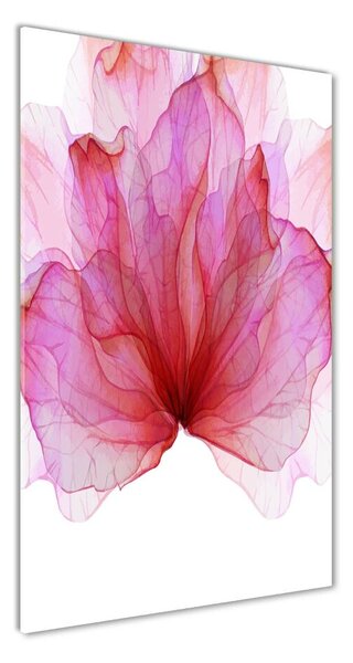 Tablou pe sticlă acrilică floare roz