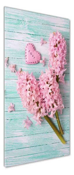 Tablou Printat Pe Sticlă flori de liliac