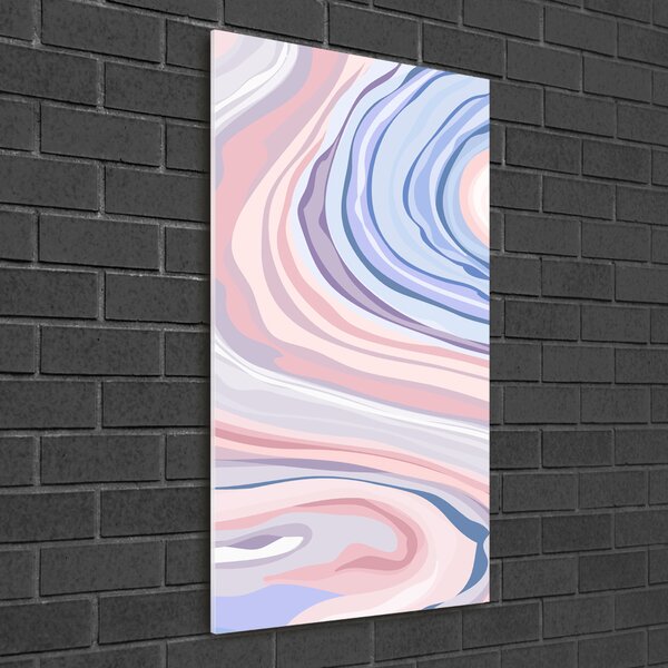 Fotografie imprimată pe sticlă valuri abstracte