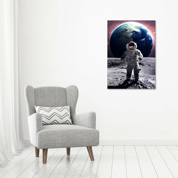 Tablou Printat Pe Sticlă Astronaut