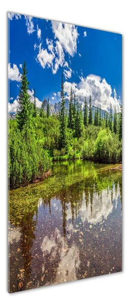 Imagine de sticlă Lacul în munți