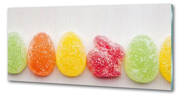 Sticlă pentru bucătărie fasole jeleu colorate