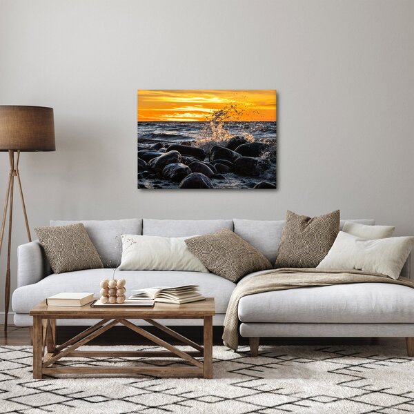 Tablou cu valurile mării (70x50 cm)