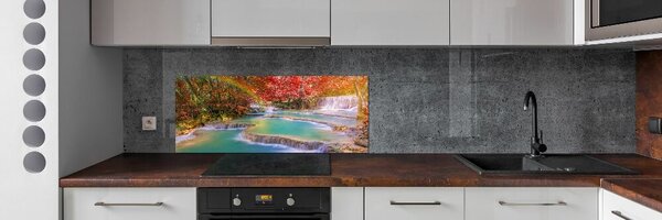 Panou sticlă decorativa bucătărie Cascadă