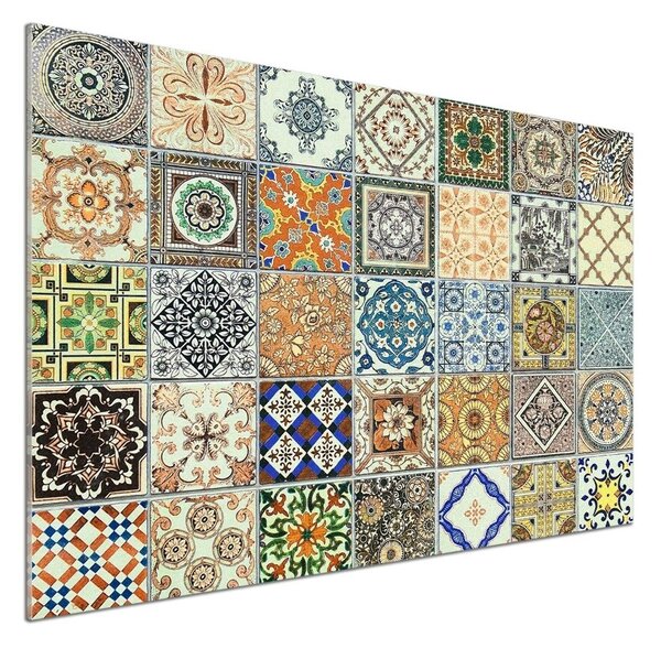 Panou sticlă bucătărie placi ceramice