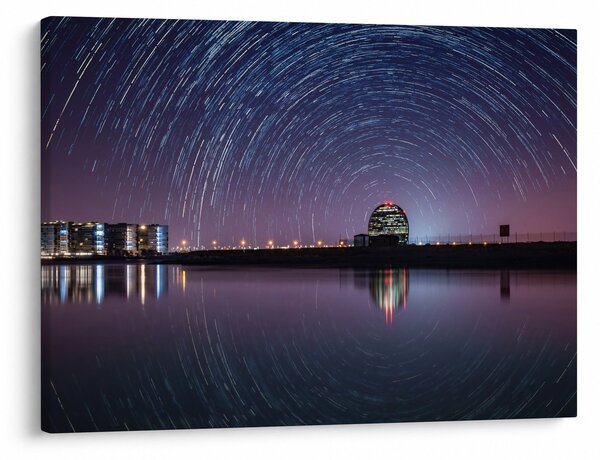 Tablou cu cerul nocturn și stele (70x50 cm)