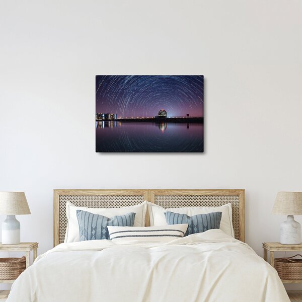 Tablou cu cerul nocturn și stele (70x50 cm)