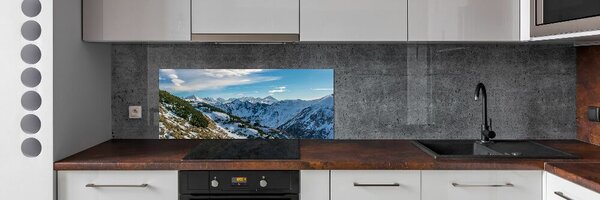 Panou sticlă bucătărie coroana Tatra