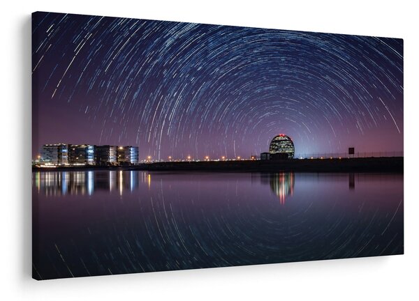 Tablou cu cerul nocturn și stele (90x60 cm)