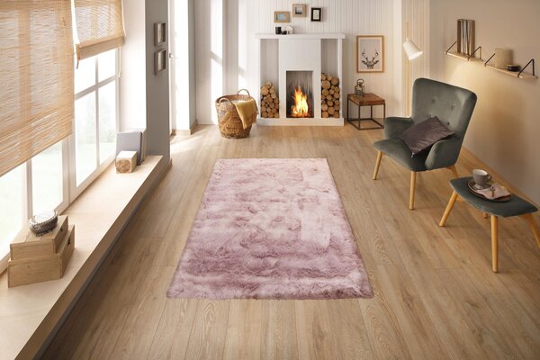 Covor Home affaire Valeria, blana artificiala, mov, 160/230 cm