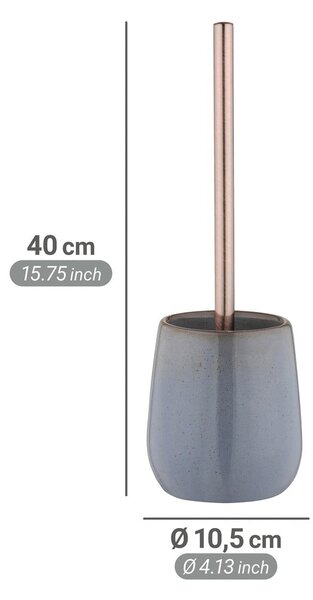 Perie de WC gri din ceramică Sirmione – Wenko