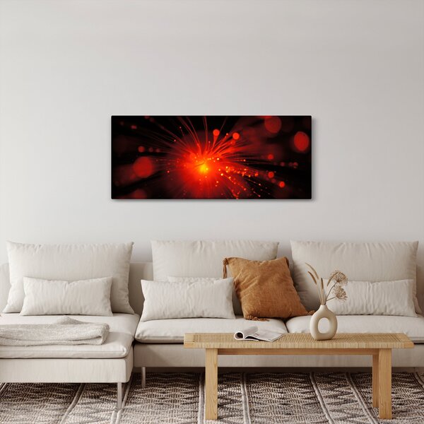Tablou cu abstacție sclipire (120x50 cm)