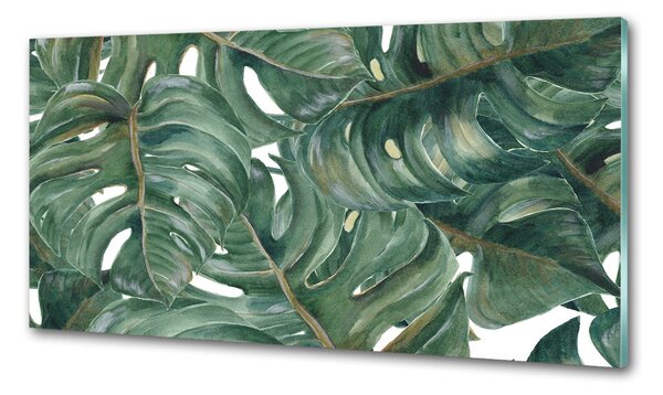 Panou sticla securizata bucatarie Monstera