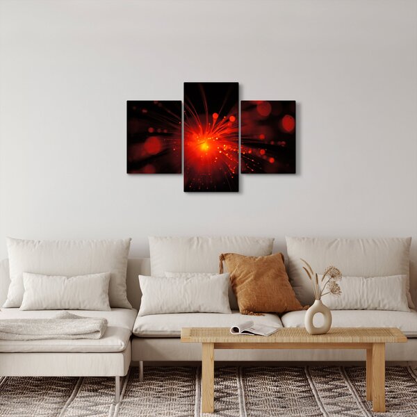 Tablou cu abstacție sclipire (90x60 cm)