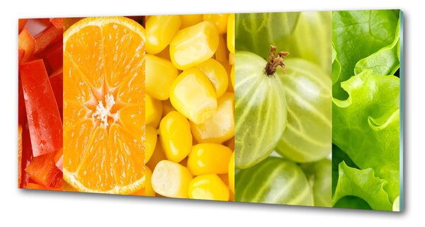 Sticlă bucătărie Fructe si legume