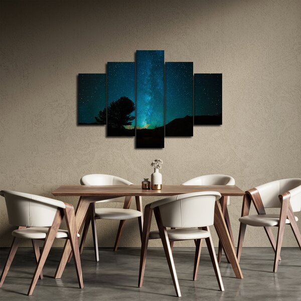 Tablou cu cerul nocturn și stele (150x105 cm)