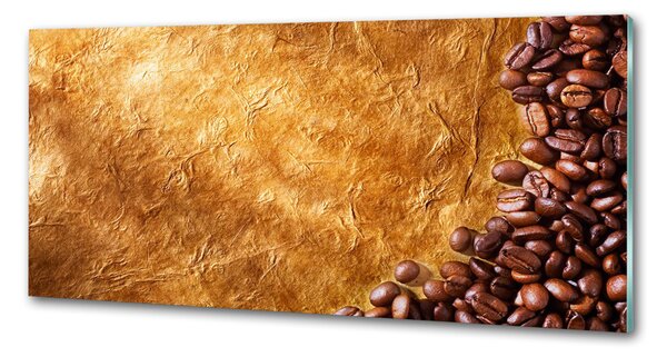 Sticlă printata bucătărie Boabe de cafea