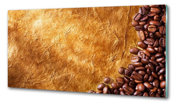 Sticlă printata bucătărie Boabe de cafea