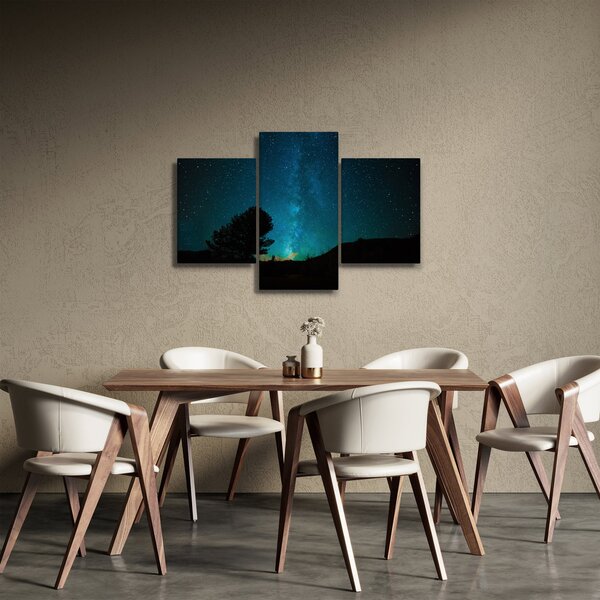 Tablou cu cerul nocturn și stele (90x60 cm)