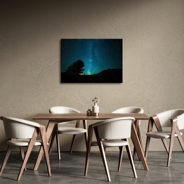 Tablou cu cerul nocturn și stele (70x50 cm)