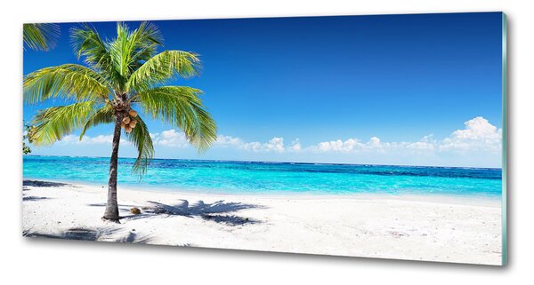 Panou perete bucătărie plaja tropicala