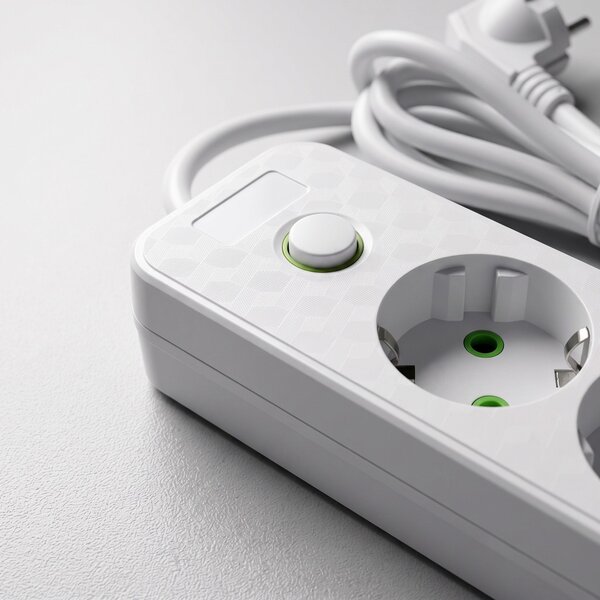 Prelungitor Multipriză 4 prize + 2x USB-A + USB-C JNH021-4A White