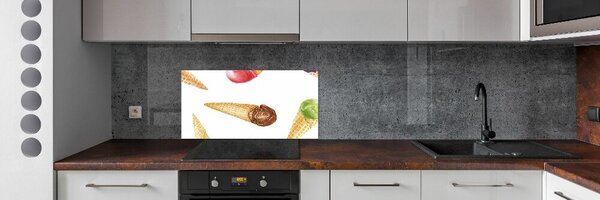 Panou sticla securizata bucatarie Inghetata