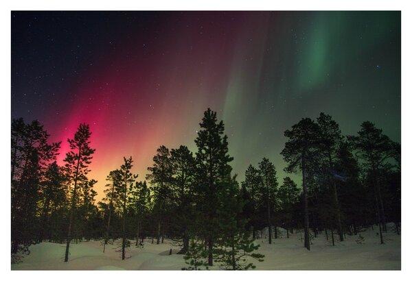 Tablou cu Northern Lights (90x60 cm)